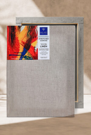 100% Linen Primed Stretched Canvas