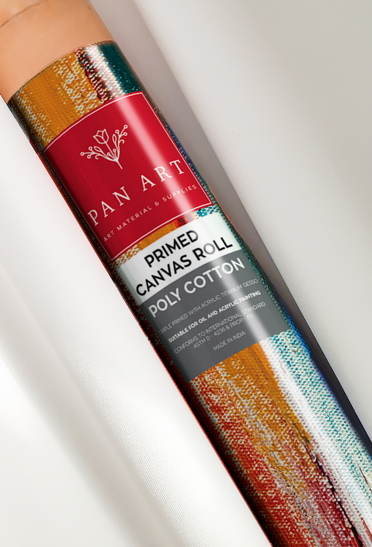 PrimedCanvasRollsPolyCotton